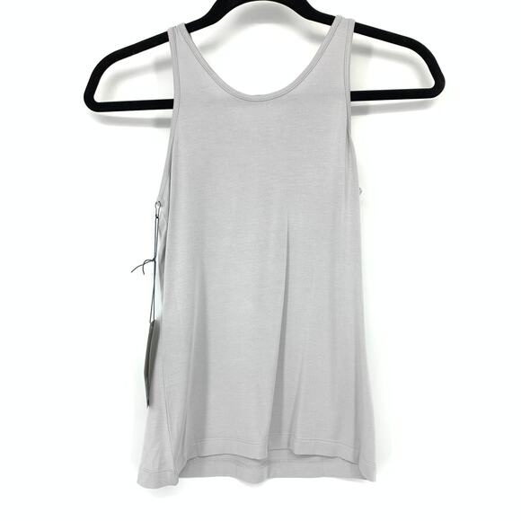 Buki Kinoki + Collagen Cami Womens Size XS Pearl Gray V-Neck Tank Top NEW - Picture 2 of 7